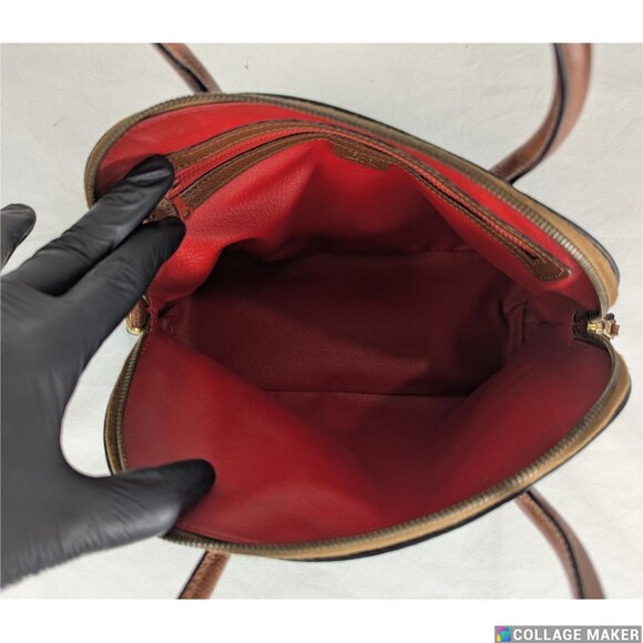 Authentic Celine 2 Way Leather Hand Bag Brown Made in Italy - Picture 3 of 13